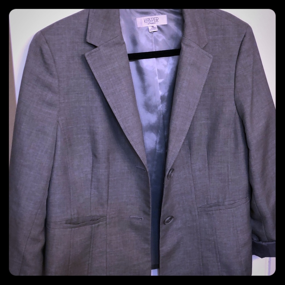 Kasper grey blazer